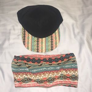 Matching Bandeau and Hat